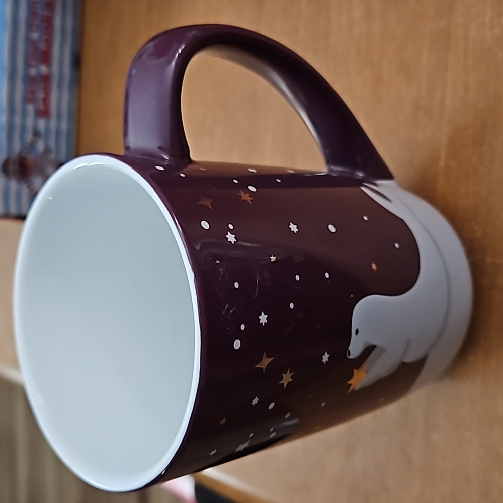 David’s Tea Large Walrus Burgundy Mug